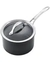 Anolon X Hybrid Nonstick Induction Saucepan With Lid In Grey