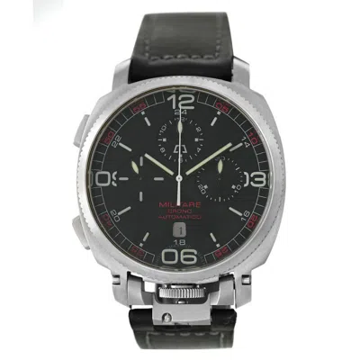 Anonimo Militare Opera Meccana 2007 Chronograph Automatic Black Dial Men's Watch 2007 In Metallic