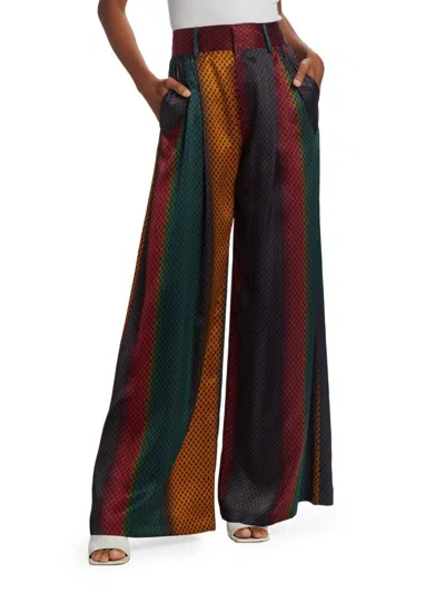 Anonlychild Women's Hayes Silk Ombré Pants In Multi