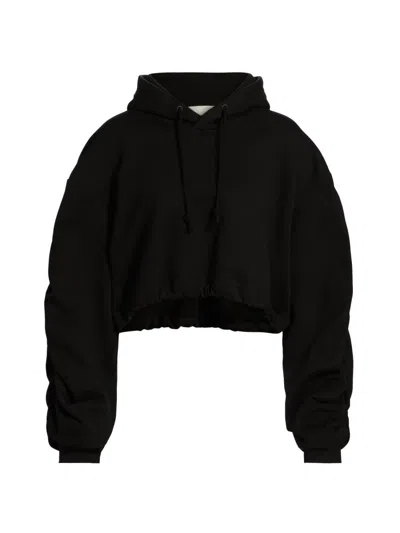 Anonlychild Women's Just A Pinch Cotton Sanguinetti Hoodie In Black