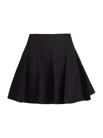 Anonlychild Women's Just A Pinch Ellis Pleated Miniskirt In Black