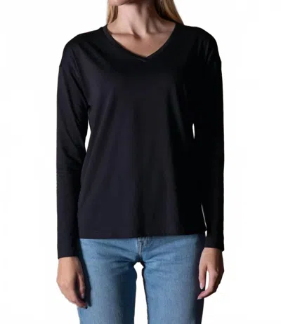 Anonym Apparel Clelia T-shirt In Noir In Black