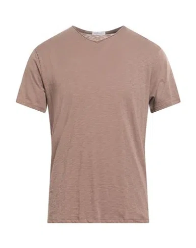 Anonym Apparel Man T-shirt Brown Size Xxl Pima Cotton