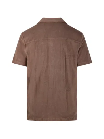 Anonym Apparel Pablo Short-sleeved Shirt In Brown