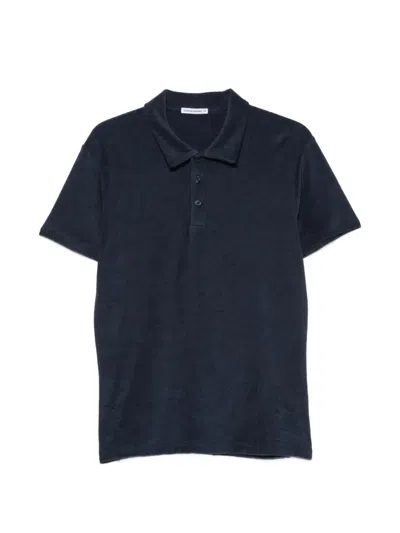 Anonym Apparel Short Sleeve Polo Shirt In Blue