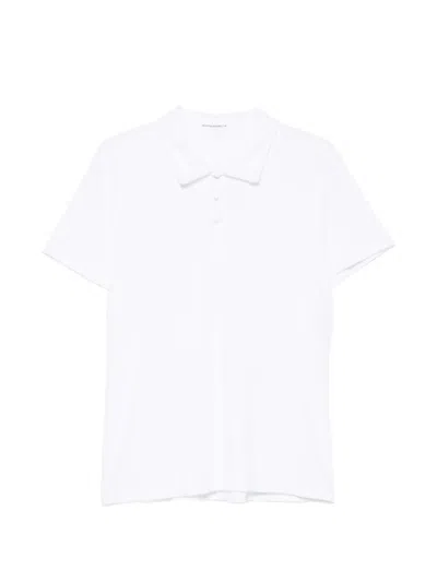 Anonym Apparel Short-sleeve Polo Shirt In White