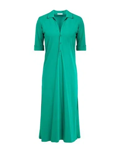 Anonym Apparel Woman Midi Dress Green Size M Pima Cotton