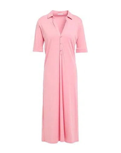 Anonym Apparel Woman Midi Dress Pink Size M Pima Cotton