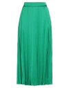 Anonyme Designers Woman Midi Skirt Emerald Green Size 6 Viscose, Elastane In Green