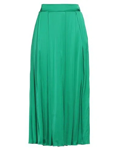 Anonyme Designers Woman Midi Skirt Emerald Green Size 6 Viscose, Elastane