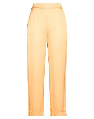Anonyme Designers Woman Pants Mandarin Size 8 Viscose In Orange