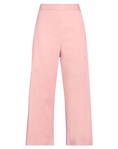 Anonyme Designers Woman Pants Pink Size 4 Cotton, Polyamide, Elastane