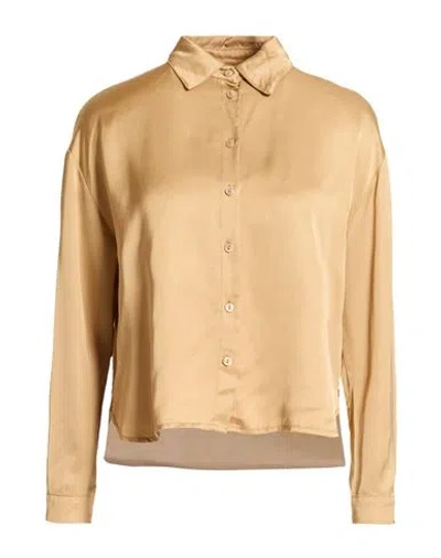 Anonyme Designers Woman Shirt Beige Size 2 Viscose In Yellow
