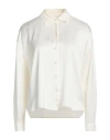Anonyme Designers Woman Shirt Ivory Size 6 Viscose In White