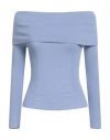 Anonyme Designers Woman Sweater Light Blue Size 4 Viscose, Polyester, Polyamide