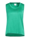 Anonyme Designers Woman Top Emerald Green Size L Viscose, Elastane In Green