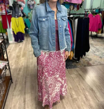 Anonyme Frame Skirt In Orchid