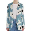 Anonyme Giulia Jacket In Sky Daisy In Multi