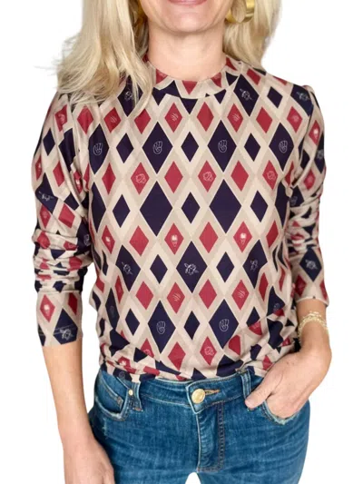 Anonyme Snail Top In Multi In Brown