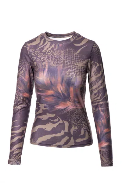 Anonyme Women's Mold T-shirt In Green In Multi