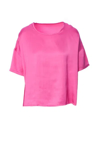 Anonyme Women's Viscose Top In Fuchsia In Pink