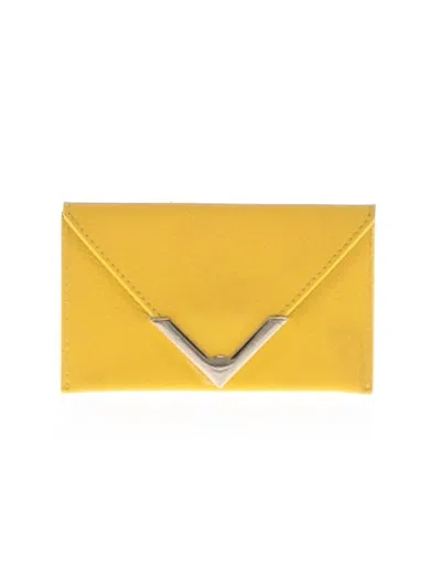 Pre-owned Anonymous Card Holder In Yellow