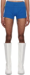 Anonymous Club Blue Drawstring Shorts In Blue