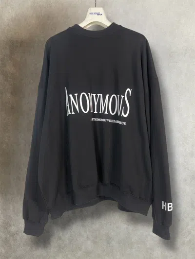 Pre-owned Anonymous Club X Archival Clothing Ss2017 Hood By Air Wench Anonymous Oversize Crewneck Sweater