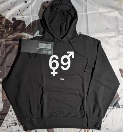 Pre-owned Anonymous Club X Hood By Air Hba 69 Hoodie In Black