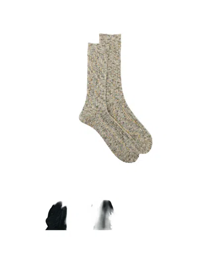 Anonymous Ism Homespun Socks In Brown