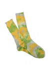 Anonymous Ism Tie Dye Crew Socks In Multi