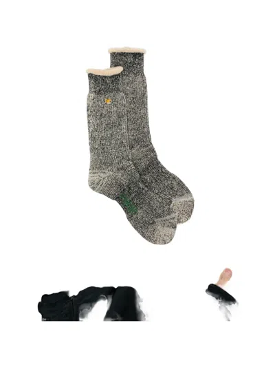 Anonymous Ism X Gohemp Ribbed Socks In Black