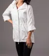 ANORAK MATTE LUXE JACKET IN WHITE