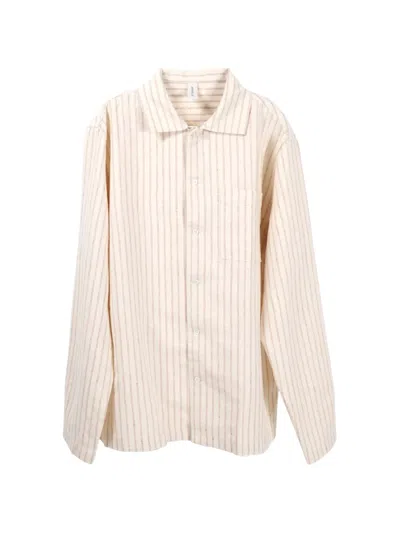 Another Aspect 2.1 Striped Shirt In Neutral