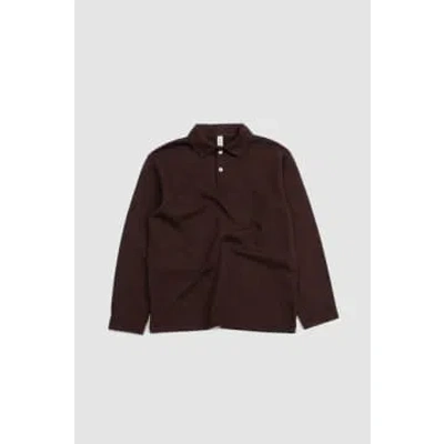 Another Aspect Another Polo Shirt 1.0. Antique Brown