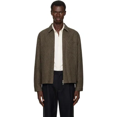 Another Aspect Brown Another 1.0 Overshirt In Green