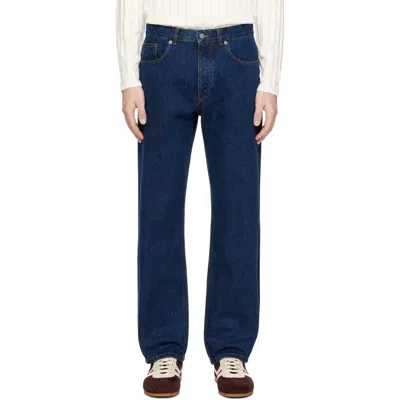 Another Aspect Navy Another 1.0 Jeans In Blue