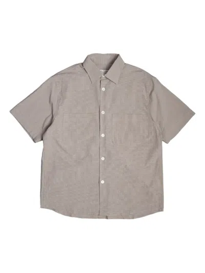 Another Aspect Patch Pocket Shirt In Brown