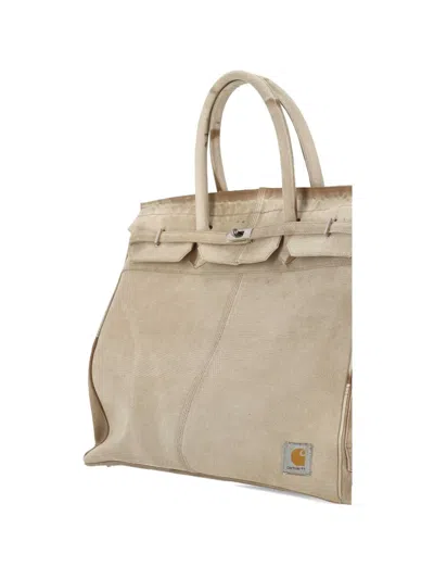 Another Chance Canvas Tote Bag In Neutral