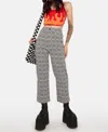 ANOTHER GIRL PRUDENCE MONO PRINT HEART JEAN IN BLACK/WHITE