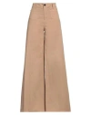 Another Label Woman Pants Beige Size 6 Cotton, Elastane In Beige