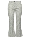 Another Label Woman Pants Sage Green Size 8 Cotton, Elastane In Sage Green