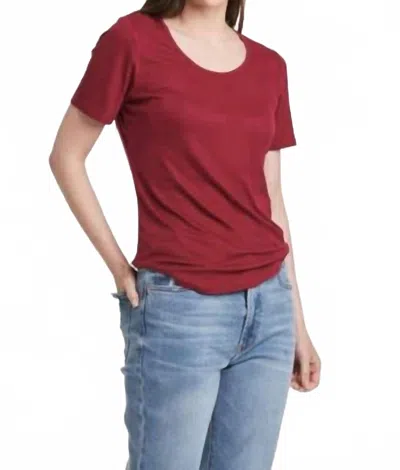 Another Love Aimee Tee In Granada In Burgundy