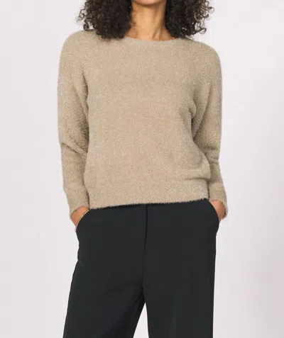 Another Love Ashley Metallic Sweater In Champagne In Neutral