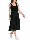 Another Love Astoria Midi Dress In Black In Black
