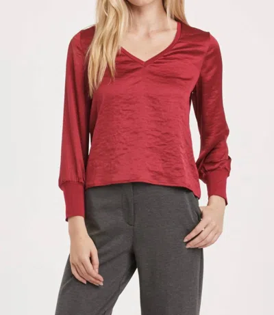 Another Love Aya Long Sleeve Top In Granada In Multi