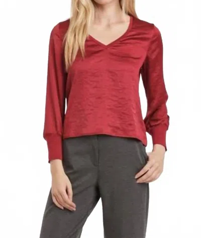Another Love Aya Top In Granada In Burgundy