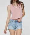 ANOTHER LOVE BABY ESTHER TANK IN ROSE QUARTZ