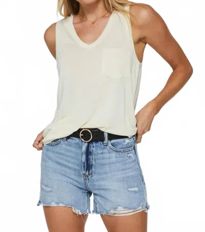Another Love Baby Esther Tank Top In Lemon Curd In Beige