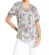 Another Love Bali Self Tie Top In Gaia Paisley